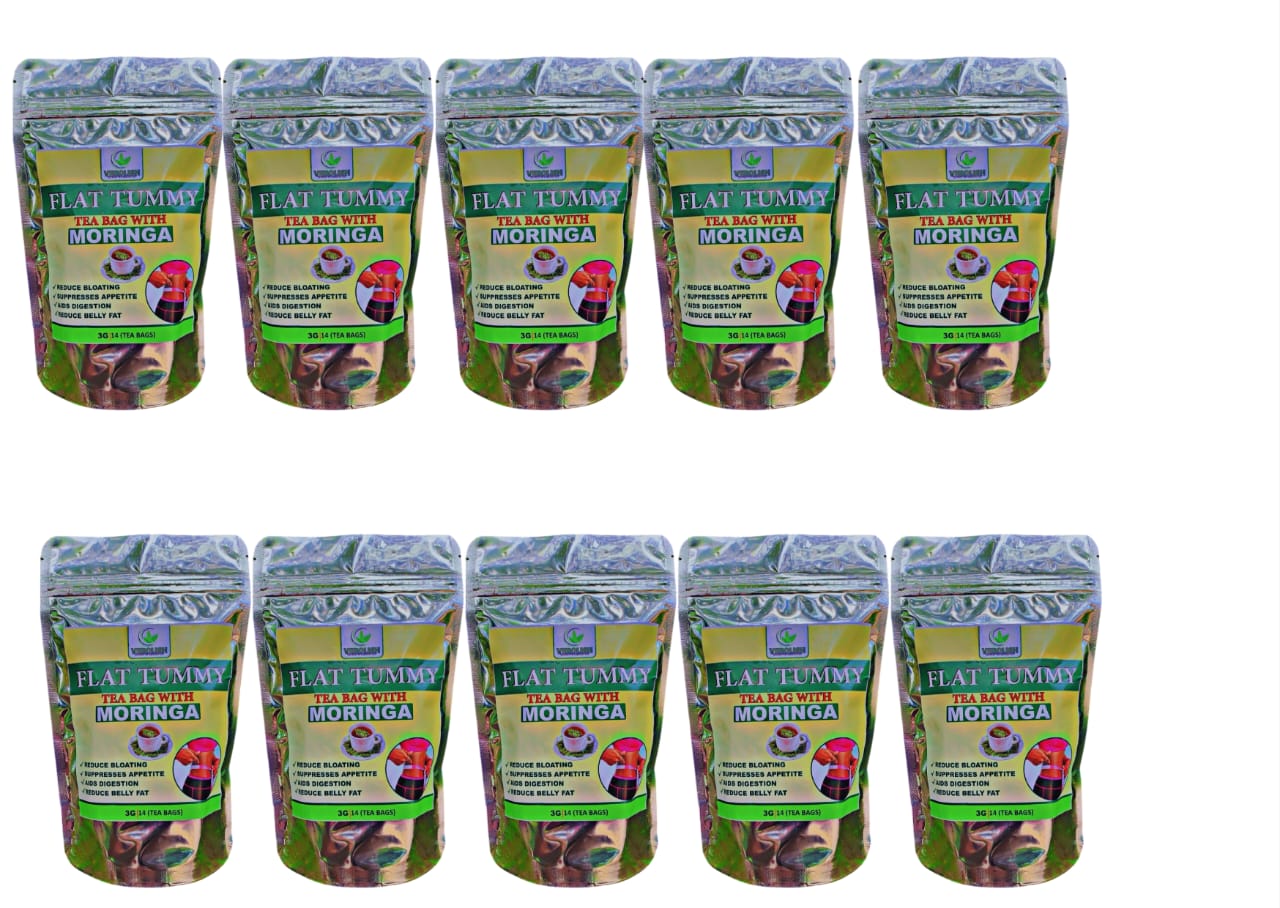10x Flat Tummy Tea Bag with Moringa