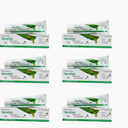 Verolish Aloe Vera Toothpaste 6-Pack R120