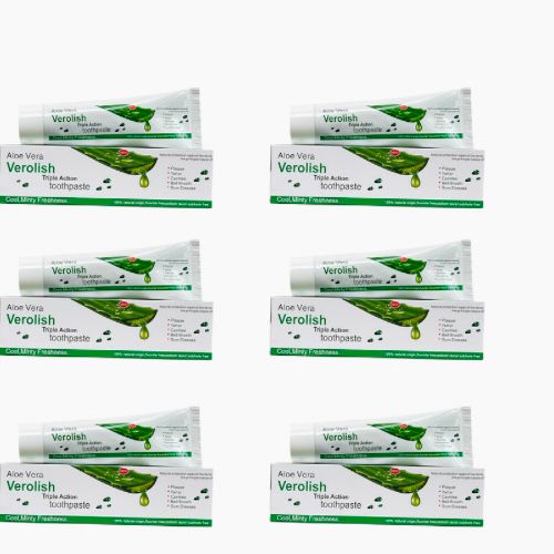 Verolish Aloe Vera Toothpaste 100ml X6