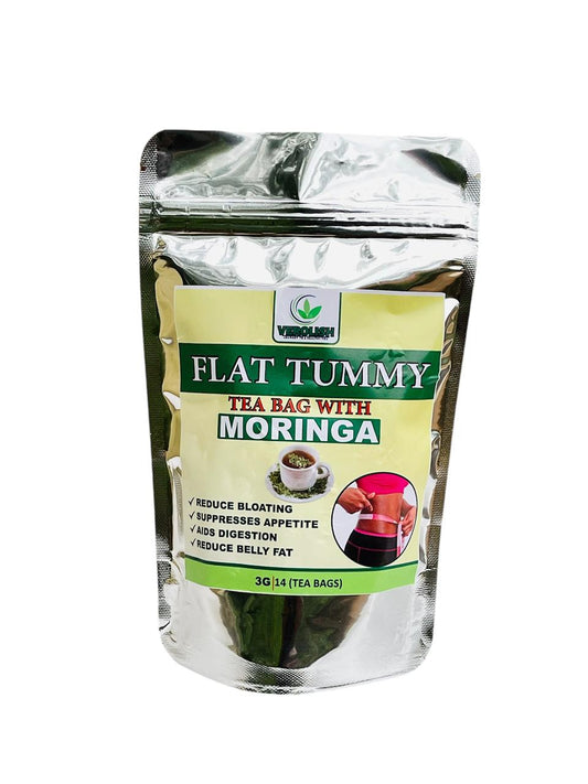 Verolish Flat Tummy Tea with Moringa teabag