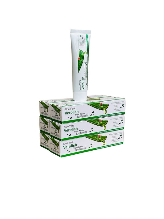 Verolish Aloe Vera 6xPack Toothpaste